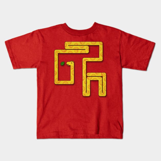giraffe Kids T-Shirt by gazonula
